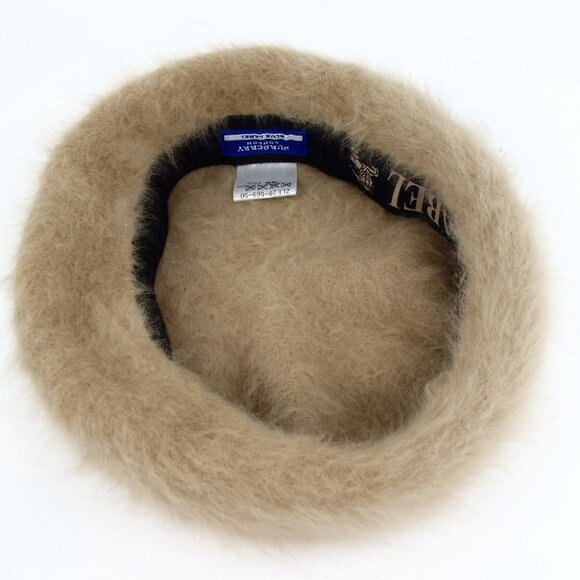 Authentic BURBERRY BLUE LABEL beret hat Angola/polyester [Used] - Picture 6 of 10